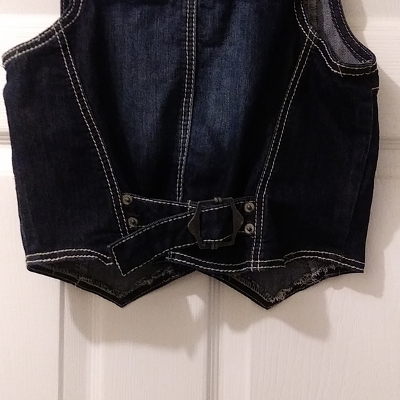 Amethyst Denim Vest - Picture 7 of 14